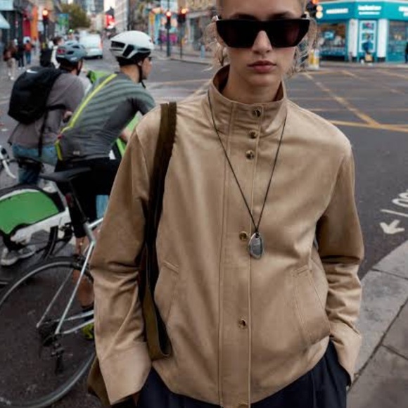 Zara NWT faux suede jacket 3046/278 - Picture 3 of 6